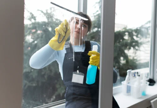 Nettoyage de vitres intérieures et extérieures à Quilly
